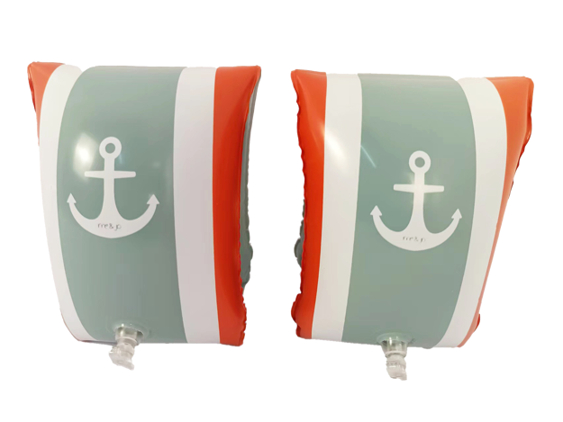 Billede af Badevinger i grøn og brun / Swimming armbands in green and brown