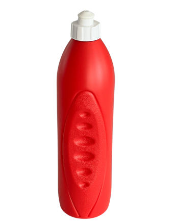 Billede af Drikkedunk 750ml, rød/red with hvid/white top