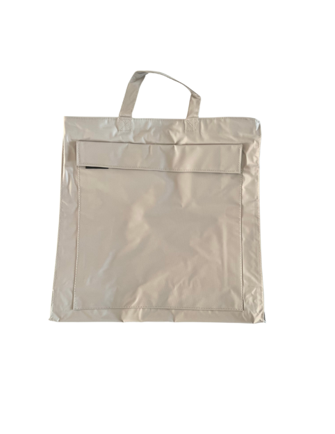 Billede af Mulepose/bag pocket 600D grey7528c bund+sidefals 38x42x16cm